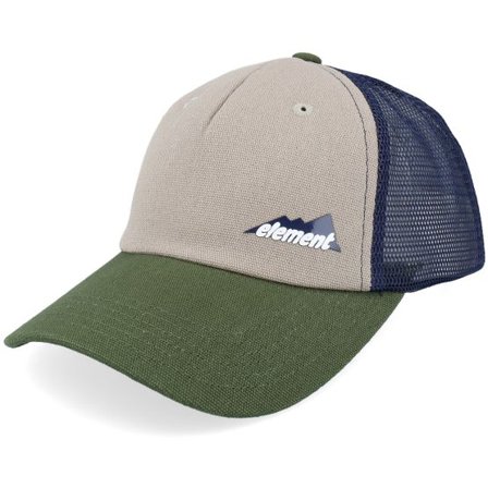 Element - Beige trucker Keps - Mount Mesh Cap Aluminum A-Frame Trucker @ Hatstore