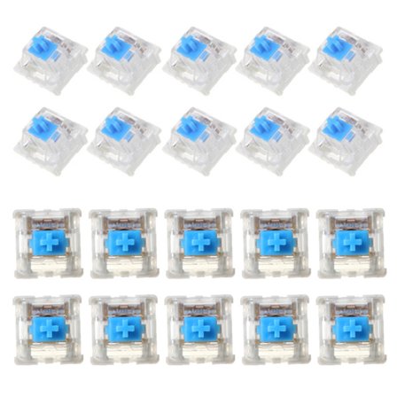 Valkoinen 3-nastainen kytkin näppäinkytkimelle - Cherry MX vastaa mekaanisen pelihiiren DIY-vaihdettavaa kytkintä