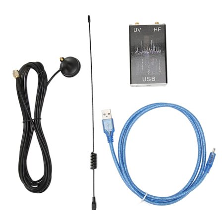 RTL SDR Radiomottaker Profesjonell 100KHz‐1.7GHz UV HF USB Bærbar Full Band Mottaker for Kommunikasjonssystem