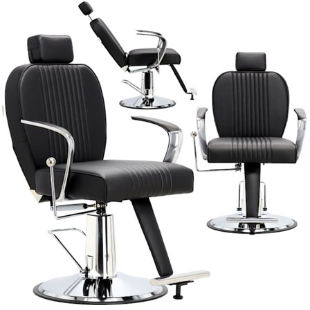 Hydraulisk frisörstol barberarstol för frisörsalong barber shop Cllis Barberking