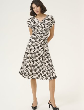 Kaffe Kabella Jersey Dress - Black - L