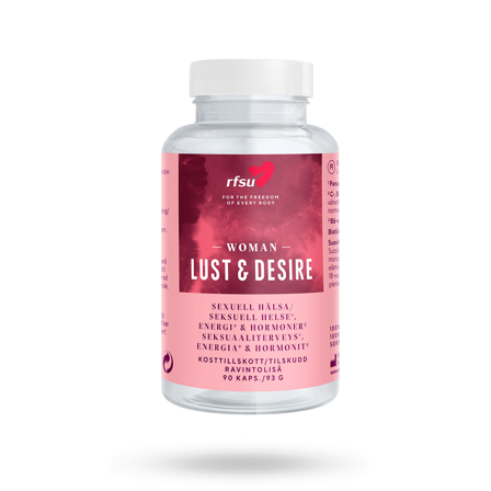 RFSU Lust & Desire Woman - Vuxen.se - Bättre sex för henne: Stimulerande arousal gel, orgasm drops