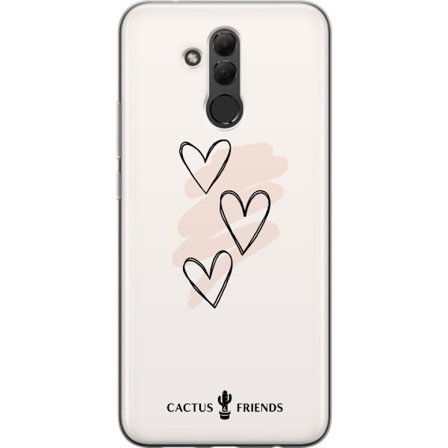 Yhteensopiva Puhelinkuori Huawei Huawei Mate 20 lite Cactus and Friends - Soft Romance Sketch