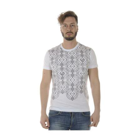 Versace Jeans Couture - T-shirts - Vit - Herr - Storlek: L, Herr, Storlek: L