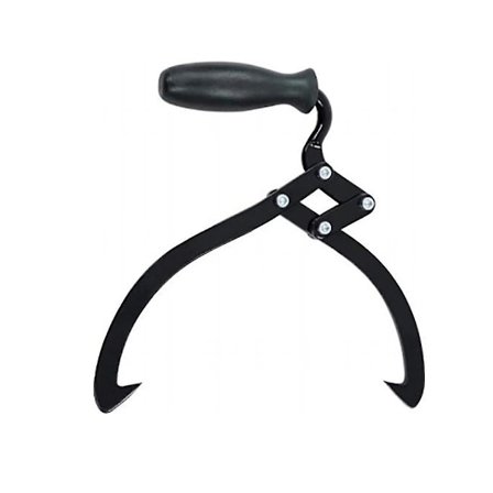 Vedklype Vedtang Vedløfter Tang Slepetang i Stål Håndteringsverktøy For Flytting av Ved, Trær