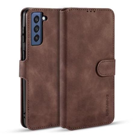 Dg.ming Samsung Galaxy S21 Fe Fodral Retro Läder Brun