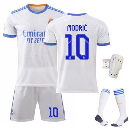 21-22 Real Madrid kotipaita nro 7 Ronaldo Madrid vieraspaita Mbappe nro 7 jalkapalloasu joukkueasu harjoitusasu nro 9 No. 10 + Socks Protector 20 