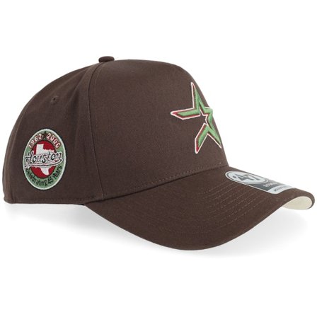 47 Brand - Marrón adjustable Gorra - Hatstore Exclusive x Houston Astros Coops Sure Shot Mvp Dt Brown A-frame Adjustable @ Hatstore
