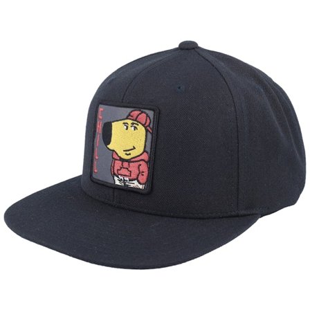 Iconic - Schwarz Snapback Cap - Cool Chill Guy Black Snapback @ Hatstore