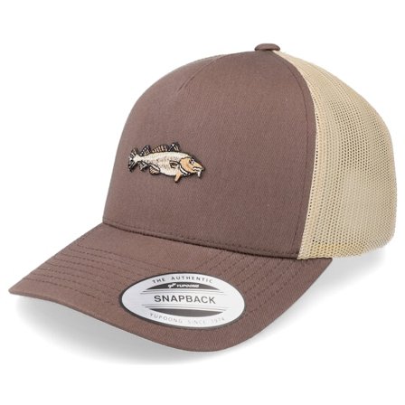 Skillfish - Cod Fish Brown/Khaki Trucker Trucker Brown Cap - @ Hatstore
