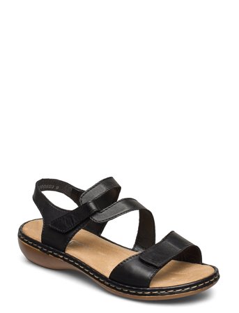 659C7-12 Flade Sandaler Black Rieker