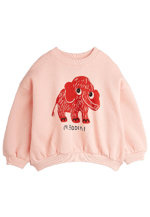 Mini Rodini Mammoth Sweatshirt Hoodies & sweatshirts Dam Rosa 56/62