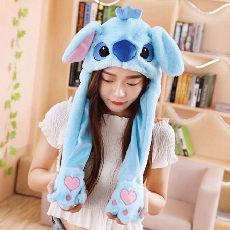 Mub- Spiderman Bunny hat with air pumping and Moving Ears Plush Cute Animal Cap Funny Rabbit Hats for adults baby Bunny Hats(Nonluminous)