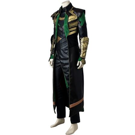 Thor:The Dark World cosplay kostymer Loki Laufeyson outfit för Black XL XL