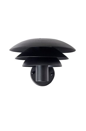 Dyberg Larsen - Vegglampe DL20 utendørs - Svart - Fasadebelysning - Fra Homeroom