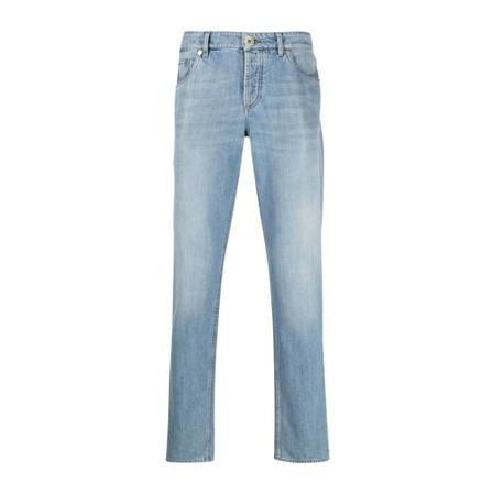 Brunello Cucinelli Straight Jeans Blå, Herre