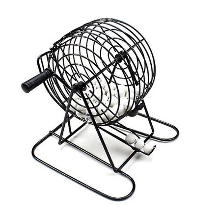 Bingo-lotterimaskine, trækkesæt til fest, hjem, pub, lykkekugler, familietilbehør, udendørs campingudstyr