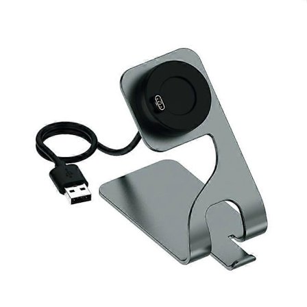 För Garmin-Forerunner 55 Smartwatch Laddare Hållare Laddningsstation Dockningsstation Grå