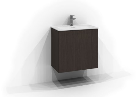 Svedbergs Poem Tvättställsskåp 2 dörrar Brun Ask, Badrum