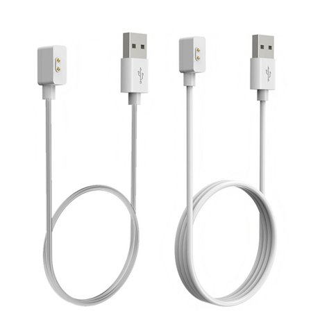 2ST 60/100 cm snabbladdare USB -kabeldocka 60/100 cm VIT VARJE