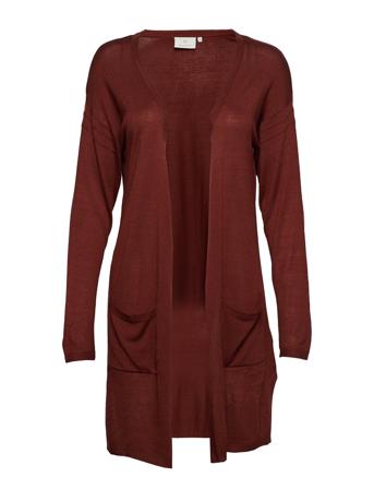 Sandra Cardigan Strikket Trøje Cardigan Rød Kaffe