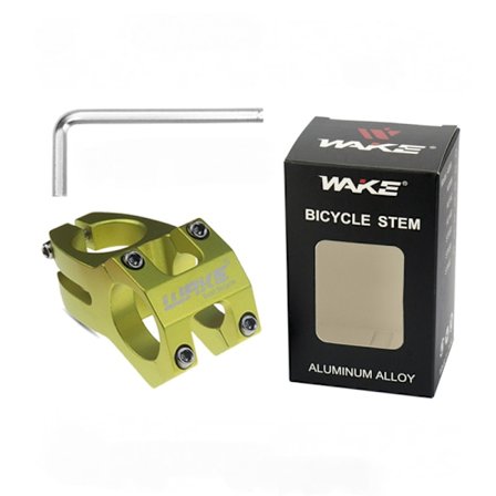 Maastopyörän Ohjaustanko Lyhyt Ohjaustangon Varsi Useimmille Pyörille, Maantiepyörille, MTB - Vihreä (Laatikko + Työkalut) (Yksikappale)