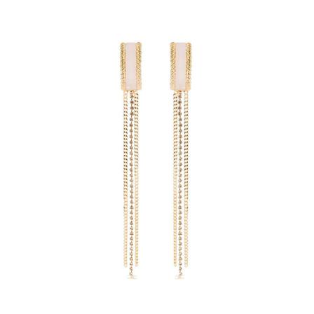 Elisabetta Franchi Earrings , Geel , Dames , Maat: ONE Size