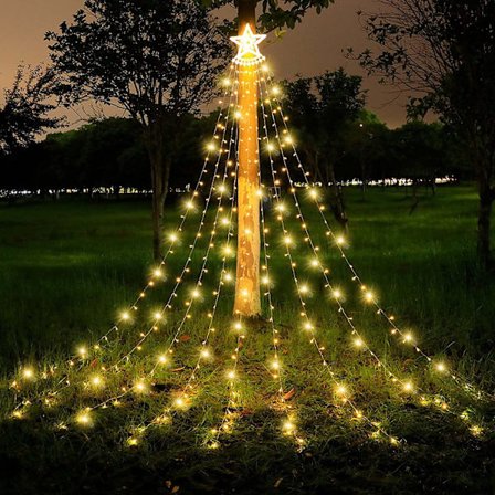 Vandtæt juledekorationslyskrans