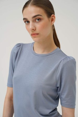 Residus Tu Puff Top - Dusk T-shirts & toppar Dam Blå L