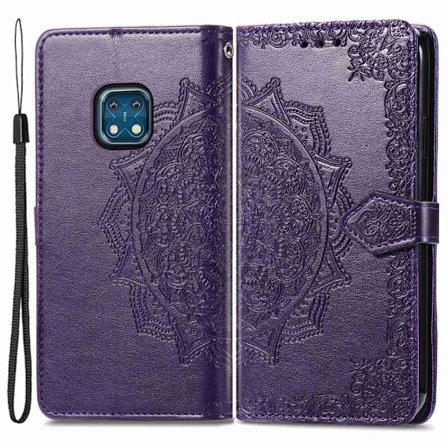 Mandala läder Nokia XR20 fodral - Lila