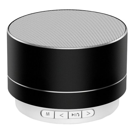 Pyöreä Mini Bluetooth Kaiutin Musta