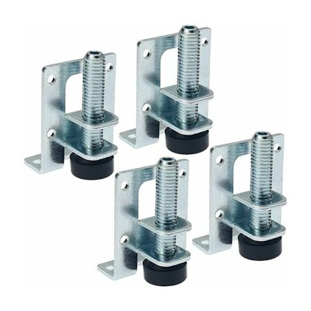 4 stk justerbare møbelføtter for skap, arbeidsbenker