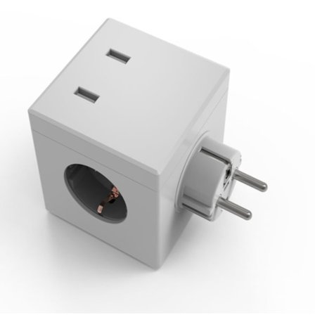 Euroopan USB-pistoke muuntaja, Eurooppalainen standardi monitoimipistokke (E02a),