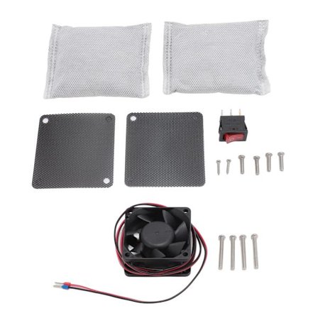 3D Printer Luftrenser Lav Støj Aktivt Kul 5000 RPM Luftrensning til LCD DLP Ender 3 Luftrenser Kit Uden Tryk