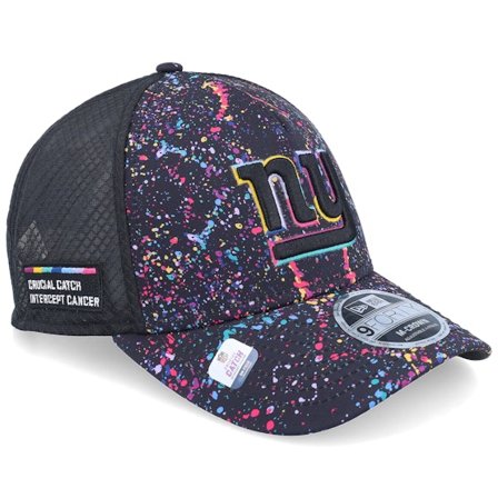 New Era - NFL Schwarz Trucker Cap - New York Giants NFL Crucial Catch 9FORTY A-Frame Trucker @ Hatstore