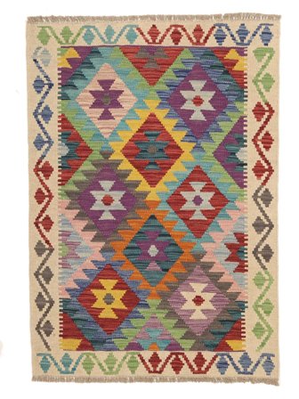 Tribal Petit Kilim Afghan Old Style Tapis 80X116 Laine