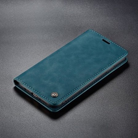 (För Redmi Note 10 5G /Xiaomi Poco M3 Pro 5G) Caseme Retro Läder Plånboksfodral med Ställning och Kortfickor