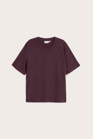 Kappahl | Oversized t-skjorte | Mørkerød