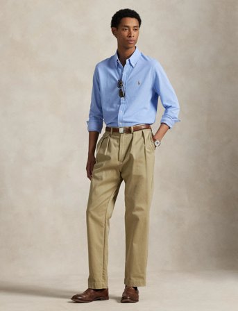 Polo Ralph Lauren Knit Oxford Shirt - Blue - S