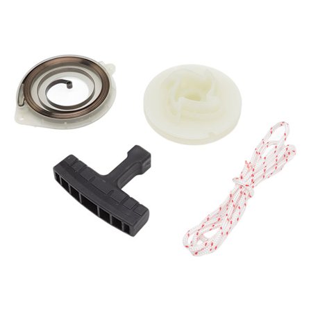 Starter Remskive Reparasjonssett Trekkstart Remskive Fjærgrep Repsett for Husqvarna 445e 450 455 460