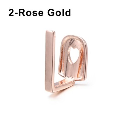 Hip Hop Tänder Grillz Tandkepsar Single Clips Grillz 2-ROSE GULD - high quality