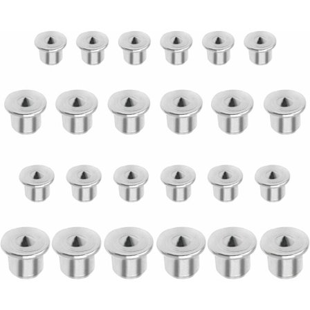 Tappikeskittimet, T-Audace 24 kappaleen tappikeskitinmerkit, tappiohjaimen tappiliitostöihin (6 mm, 8 mm, 10 mm, 12 mm)