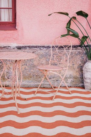 Indoor/Outdoor Rug Washable Small Mare - Rust Red 100X160 Modern Style