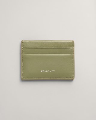 GANT - Kortholder i skinn til herre dried clay