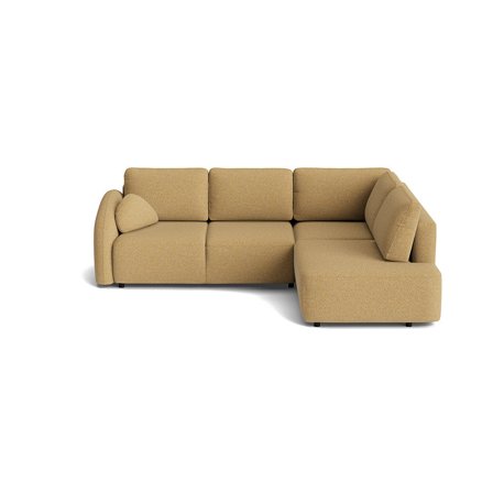 Trieste hjørnesovesofa, højrevendt | open end - Puente Gul - 265x215x86 - Sofa, sovesofa