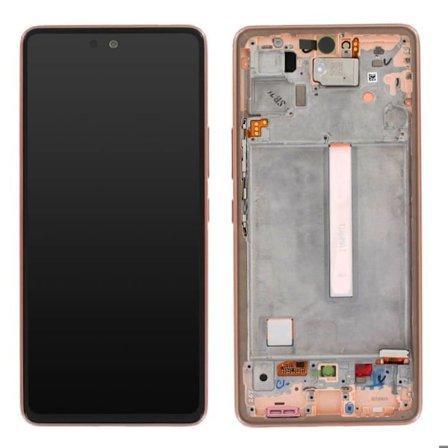 Fuldskærm - SAMSUNG - A53 5G - Super AMOLED 6,5 tommer - Ferskenchassis - Nem installation