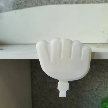 Spoof långfingerkrok uggla krok finger skrivbordskrok förvaring nyckel häng finger version vit