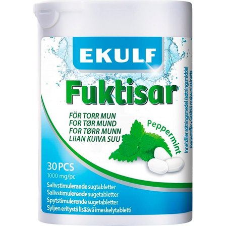 Ekulf Peppermint Sugetabletter 30 stk., Medicin & Pleje, Mund & Tandpleje, Øvrig
