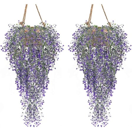 Kunstige planter Sæt med 2 Ivy Vine Kunstig plante indendørs udendørs