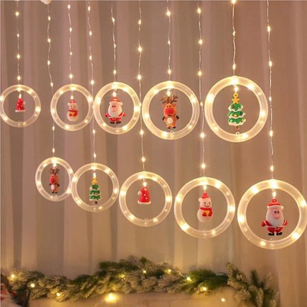 Led Jultomte Älg Design 3 Meter Ljusslinga